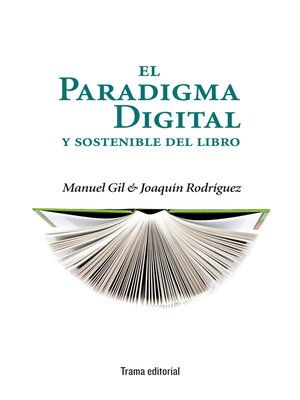 cover image of El paradigma digital y sostenible del libro